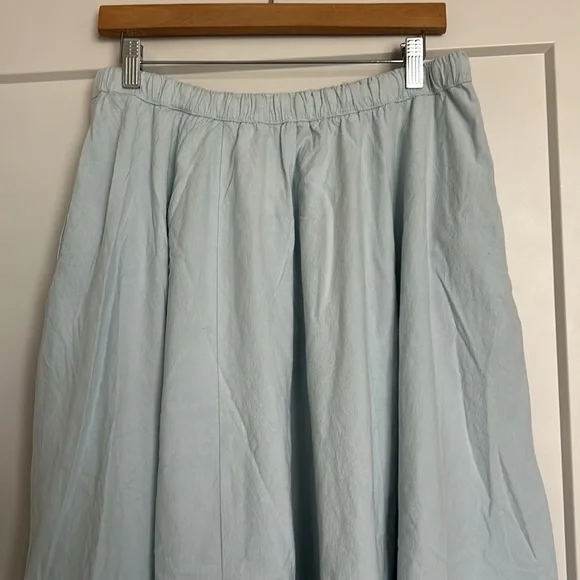 FREE PEOPLE COASTAL EASE ASYMMETRICAL SKIRT SIZE L MSRP $68.00 NWT - Picture 9 of 12